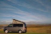 A VW T5 Campervan called Peggy and Peggy for hire in Bideford, Devon