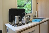 A Rimor Motorhome called Sparky and Kitchen for hire in Peterborough, Cambridgeshire