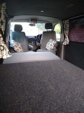 Front seats rotated backwards