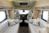 A Elddis Motorhome called ElddisRivaGold195 and inside front for hire in Wallington , Surrey