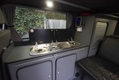 A VW T5 Campervan called tad and Sink and hob for hire in Maidstone, Kent