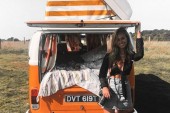 A VW T2 Classic Campervan called Meghan-0424 and Rear View for hire in Eltham, SE9, London