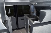 A VW T5 Campervan called RolfT5 and rear kitchen for hire in Raunds Northants, Northamptonshire