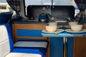 Pull out seat provides more seating