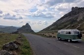 A VW T2 Classic Campervan called OliveT2 and On a Journey... for hire in Sidmouth, Devon, Devon