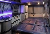 A VW T5 Campervan called Lynn and Lower bed for hire in Chichester, West Sussex