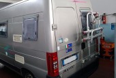 Rear View with bike rack