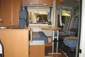 A Ducato Motorhome called Trigano and Interior for hire in Lazio, 