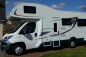 A Roller team Motorhome called Highland-Tourer and Ext side view for hire in —, Scotland