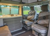 VW T6 transporter fits 4 adults