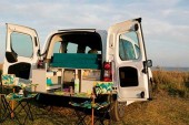 A VW T5 Campervan called MiniCamp and Mni with Extra for hire in Cadiz, Spain