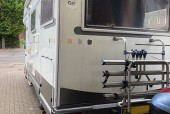 Rear View with bike rack
