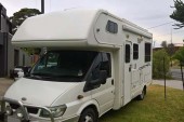 A OverCab Motorhome called Ferne and My Face for hire in Melbourne, Australia