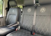 A VW T5 Campervan called monty and freshly upholstered seats for hire in Maidstone, Kent