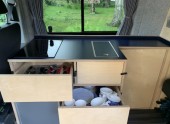 Ready for your adventure, sink and hob