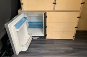 A VW T6 Campervan called CopperLeaf and Fridge runs from solar pannel for hire in Milton Keynes, Buckinghamshire