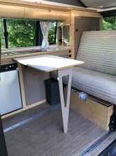 A VW T5 Campervan called Bubba and Bubba - dinner time for hire in Surrey, Surrey