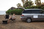 A NON VW Conversion Campervan called MrBig and Mr. Big on a trip for hire in Lisbon, Portugal