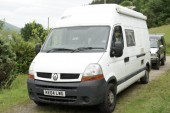 A Renault Campervan called Argyllcampervan and Exterior for hire in Tighnabruaich, Argyll and Bute, Argyll and Bute