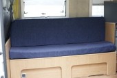 Van Sofa slides out into a double