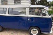 A VW T2 Classic Campervan called Burley and Side View for hire in Watford, Herefordshire