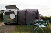 A VW T2 Brazilian Campervan called willow-van and With Extra Space for hire in Haverfordwest, Pembrokeshire