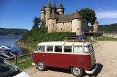 A VW T1 Splitscreen Campervan called Sofia and On a Journey for hire in Guernsey, Channel Islands