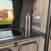 A VW T6 Campervan called Myrtal-0523 and electrics plug in with various usb points for hire in Nuneaton, Warwickshire