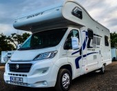 A Swift Motorhome called Elegant and Swift Escape 686 for hire in Upminster , London