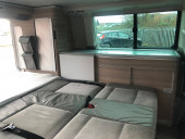 A VW T5 California Campervan called Kit and for hire in Derby, Bedfordshire