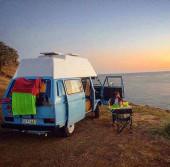 A VW T3 Campervan called Mika and for hire in Madeira, Portugal