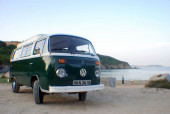 A VW T2 Classic Campervan called lolaT2 and for hire in Penryn, Cornwall