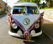 A VW T1 Splitscreen Campervan called BettyVw and for hire in Exmouth, Devon