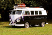 A VW T1 Splitscreen Campervan called BettyVw and for hire in Exmouth, Devon