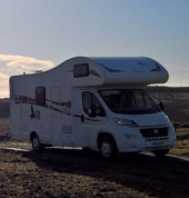 A OverCab Motorhome called Sparkie and for hire in Perth , Scotland