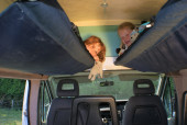 A Nissan Campervan called Molly and for hire in Ledbury, Gloucestershire