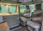 A VW T6 California Campervan called Mitzi and for hire in Ringwood, Hampshire