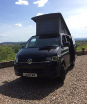 A VW T6 Campervan called Mila and for hire in perth, Scotland