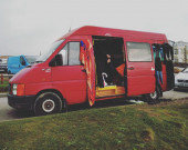 A VW LT35 Campervan called Hamish and for hire 