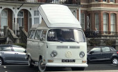 A VW T2 Classic Campervan called Edith and for hire in London, London