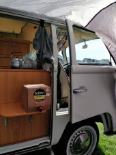 A VW T2 Classic Campervan called Edith and for hire in London, London