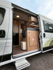 A Swift Motorhome called Swift-Select-122 and Side door for hire in Chichester, West Sussex