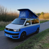 A VW T5 Campervan called Sid and for hire in Coalville , Leicestershire