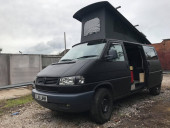A VW T4 Campervan called BMO and for hire in Belper, Derbyshire