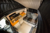 A VW T6 Campervan called Alfiebo and for hire in Derby, Derbyshire
