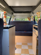 A VW T2 Brazilian campervan called Mabel and for hire in Arundel, West Sussex