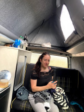 A VW T4 Campervan called Panda and for hire in Inverness, Highland