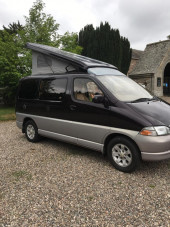 A Toyota Campervan called Alexthegranvia and Pop Top Roof for hire in Glasgow, Lanarkshire
