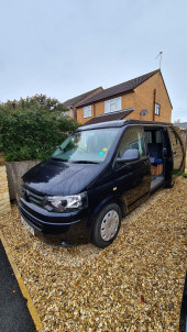 A VW T5 Campervan called Reg and for hire in Cheltenham, Gloucestershire