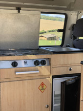 A VW T2 Brazilian campervan called Mabel and for hire in Arundel, West Sussex